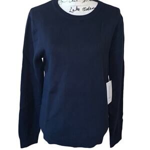 BECKEN ‎ navy cashmere sweater Small NWT